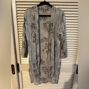 Women's Gray Patterned Blazer